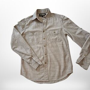 Salt Valley Grey Casual Button Down Shirt Versatile Design